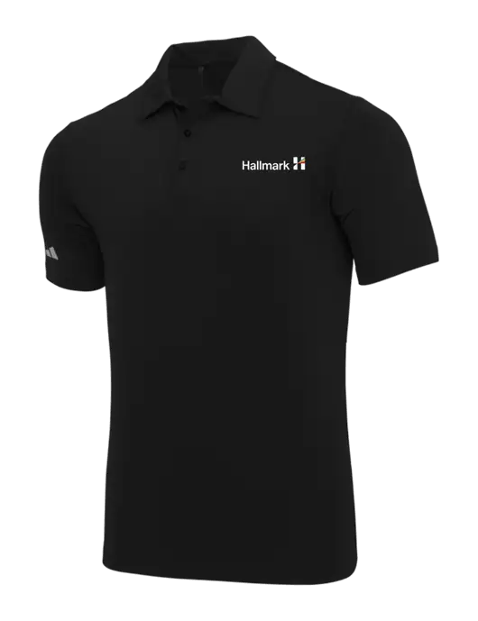 Adidas Black Ultimate Solid Polo w/Hallmark Logo