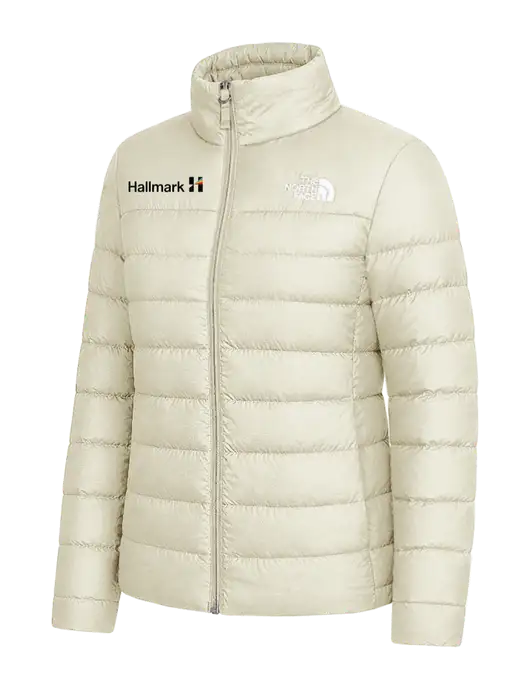 The North Face Womens Ivory Down Hybrid Jacket w/Hallmark Logo