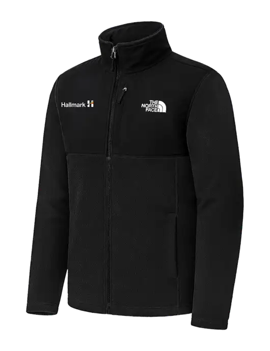 The North Face Black Highest Peak Full-Zip Fleece Jacket w/Hallmark Logo