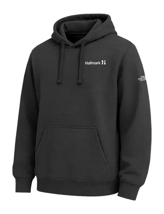 The North Face Black Heather Pullover Hoodie w/Hallmark Logo