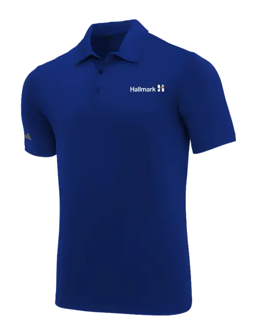 Adidas Dark Royal Ultimate Solid Polo w/Hallmark Logo