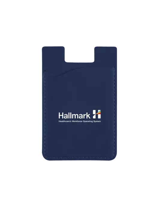 Navy CardNest Phone Wallet w/Hallmark Logo