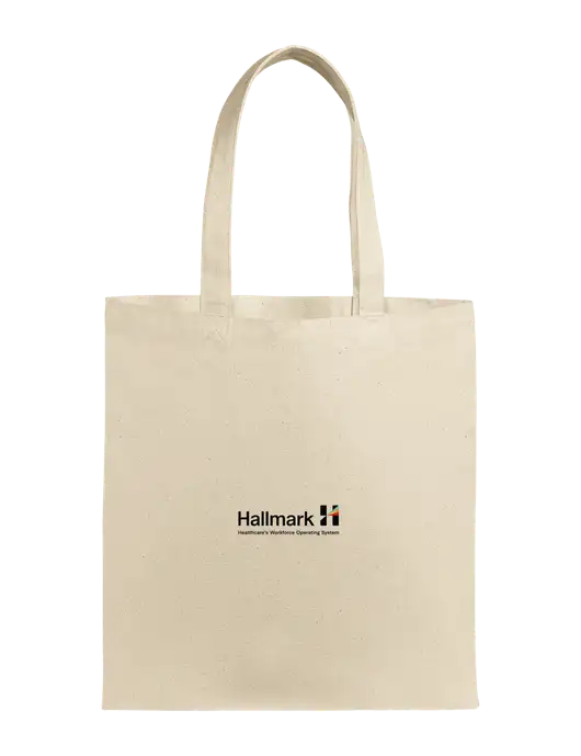 Eco Blend Natural Canvas Tote w/Hallmark Logo