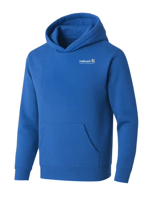 BELLA+CANVAS Royal Sponge Fleece Pullover Hoodie w/Hallmark Logo