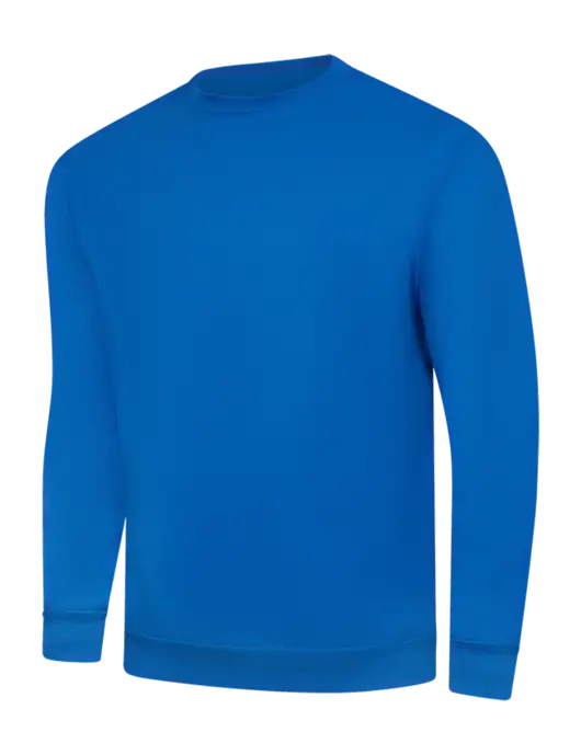 True Royal 9 oz 50/50 Cotton/Poly Crew Sweatshirt w/Hallmark Logo
