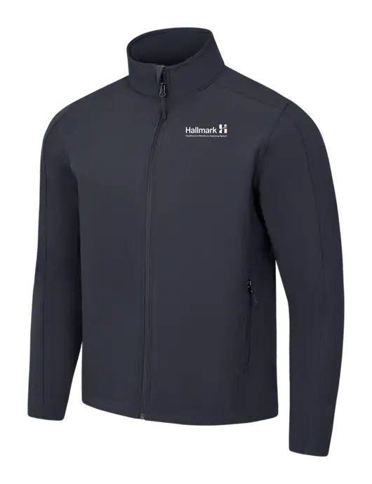 Charcoal Grey Core Soft Shell Jacket w/Hallmark Logo