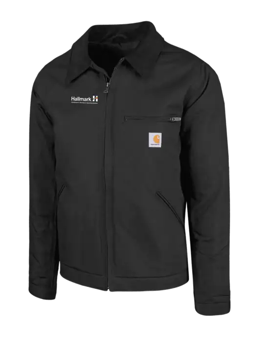 Carhartt Black Duck Detroit Jacket w/Hallmark Logo
