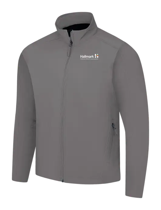 Medium Grey Core Soft Shell Jacket w/Hallmark Logo