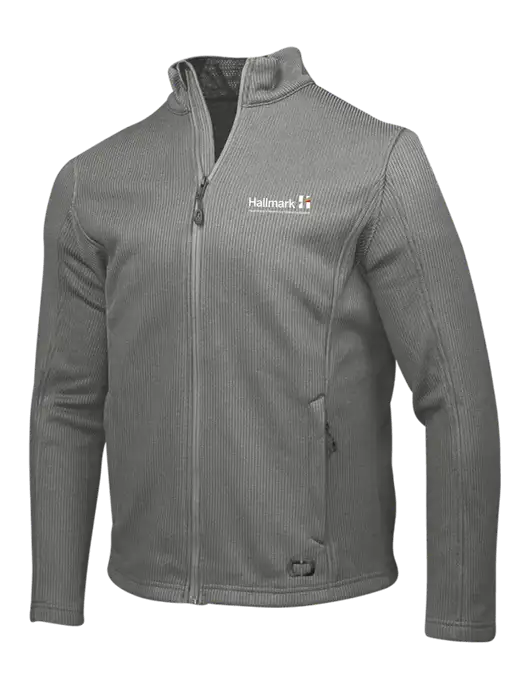 OGIO Medium Grey Grit Fleece Jacket w/Hallmark Logo