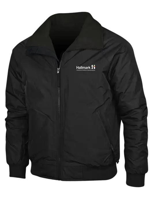True Black/True Black Classic Challenger Jacket w/Hallmark Logo