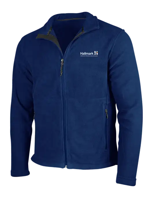 Navy Fleece Jacket w/Hallmark Logo