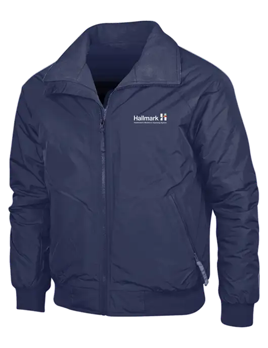 Navy/Navy Classic Challenger Jacket w/Hallmark Logo