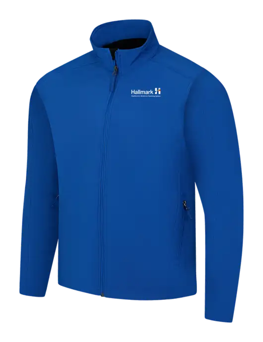 Dark Royal Core Soft Shell Jacket w/Hallmark Logo