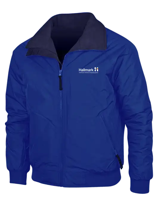 Dark Royal/Navy Classic Challenger Jacket w/Hallmark Logo
