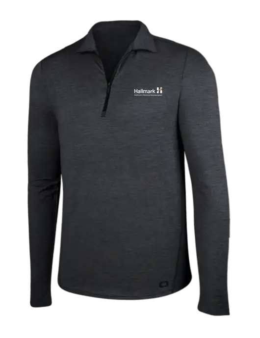 OGIO Blacktop Heather Endurance Force 1/4 Zip w/Hallmark Logo