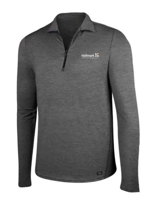 OGIO Gear Grey Heather Endurance Force 1/4 Zip w/Hallmark Logo