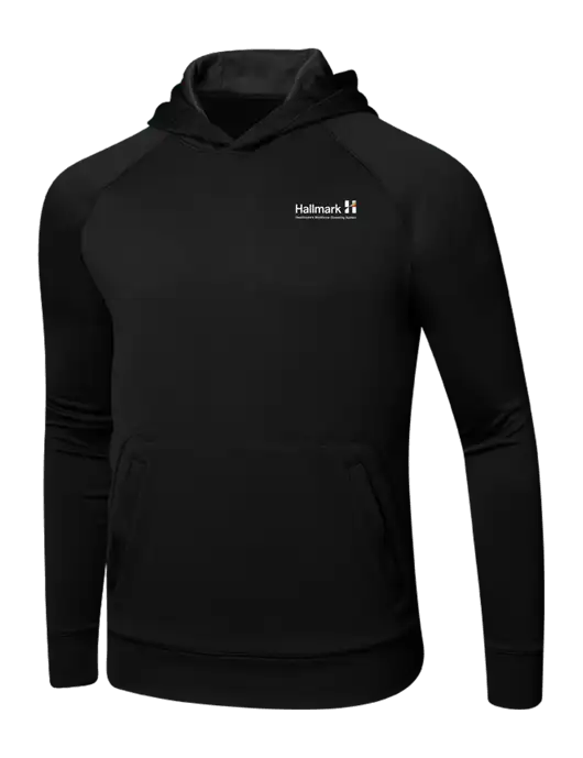 Tech Black Fleece Hooded Sweatshirt w/Hallmark Logo
