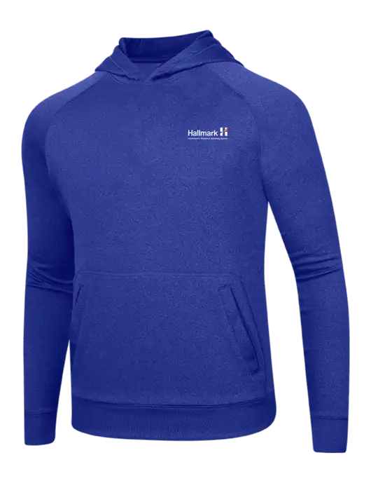 Tech True Royal Fleece Hooded Sweatshirt w/Hallmark Logo