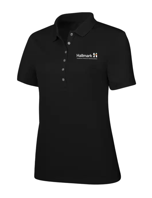 Callaway Womens Ottoman Black Polo w/Hallmark Logo