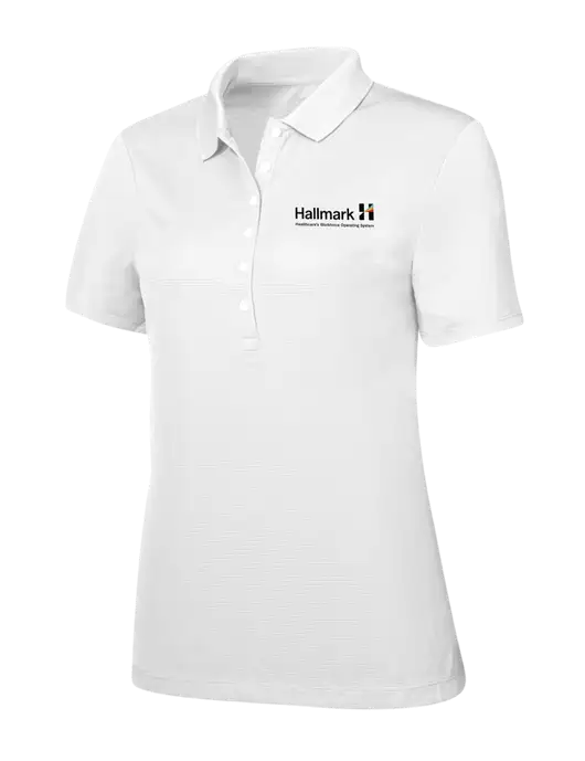 Callaway Womens Ottoman Bright White Polo w/Hallmark Logo