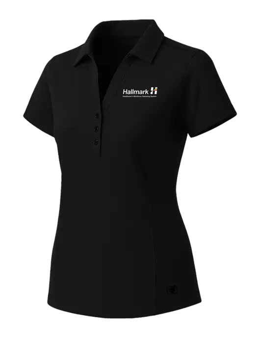 OGIO Womens Blacktop ONYX Polo w/Hallmark Logo