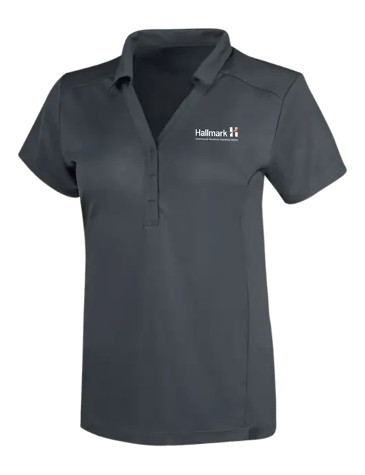 OGIO Dark Grey Womens Framework Polo w/Hallmark Logo