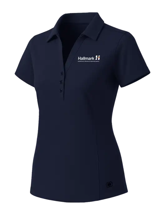 OGIO Womens Navy ONYX Polo w/Hallmark Logo