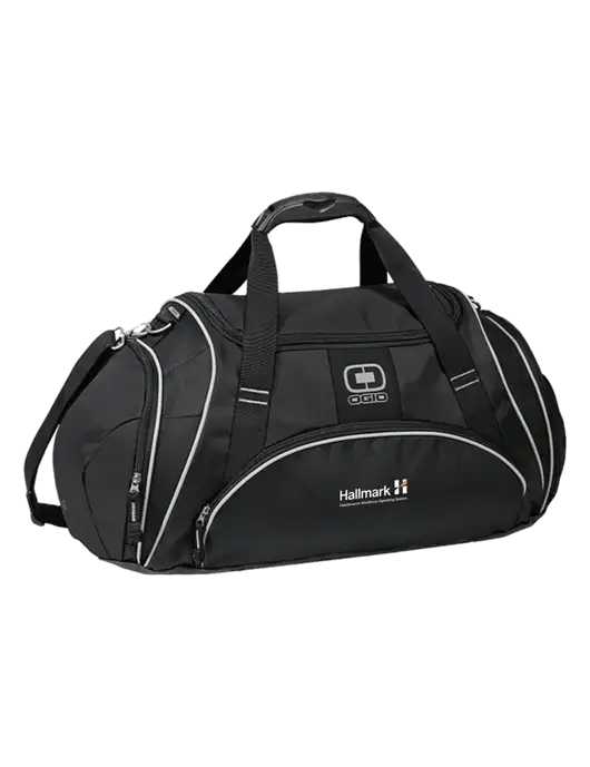 OGIO Black Crunch Duffel
 w/Hallmark Logo