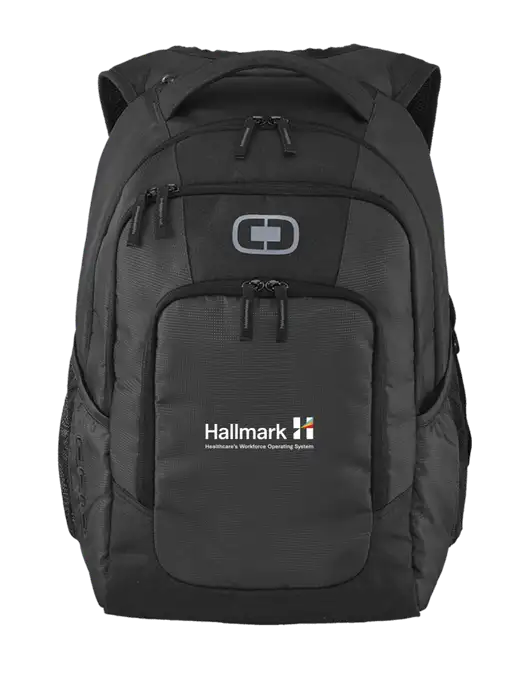 OGIO Diesel Grey Logan Laptop Backpack
 w/Hallmark Logo