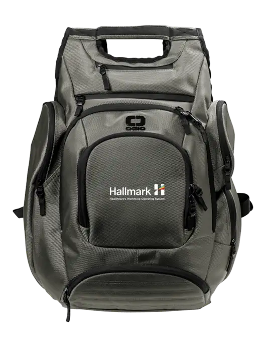 OGIO Medium Grey Metro Ballistic Laptop Backpack w/Hallmark Logo