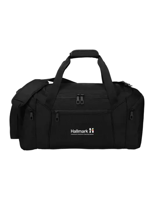 Slim & Lite Black Duffel    w/Hallmark Logo
